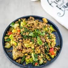 Lamb with veggies