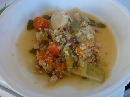 Fish with veggies